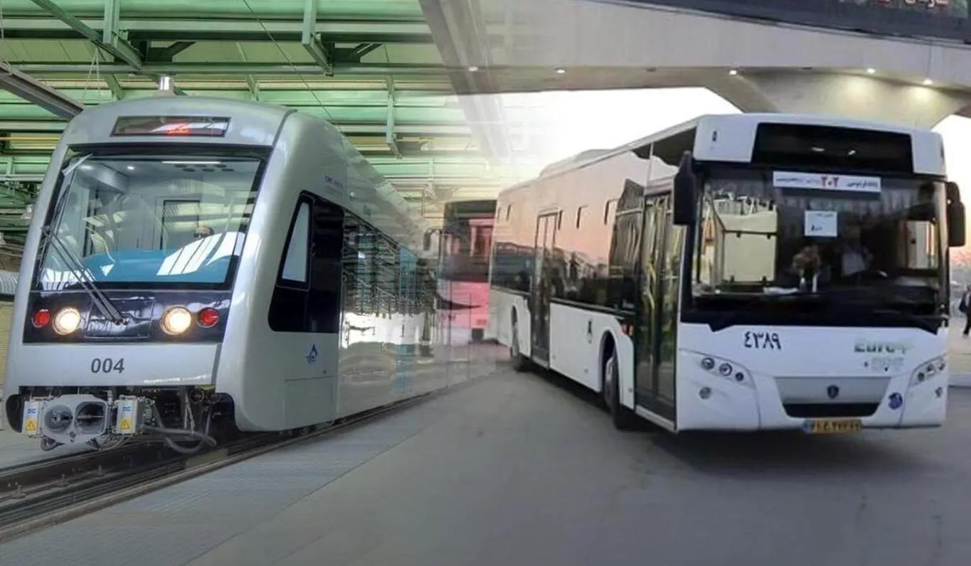 میزان افزایش کرایه مترو و اتوبوس در سال ۱۴۰۵ مشخص شد