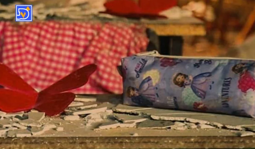 چیدمان ۲۰۰۰ پروانه سرخ / چهلمین روز شهادت دانشآموزان میناب