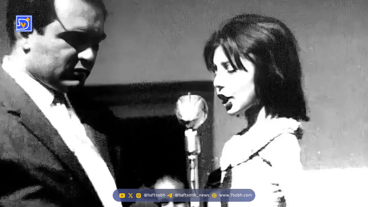 «گوگوش» ۱۹ ساله و همسرش «محمود قربانی» در عروسی «طوفان هل‌عطایی»