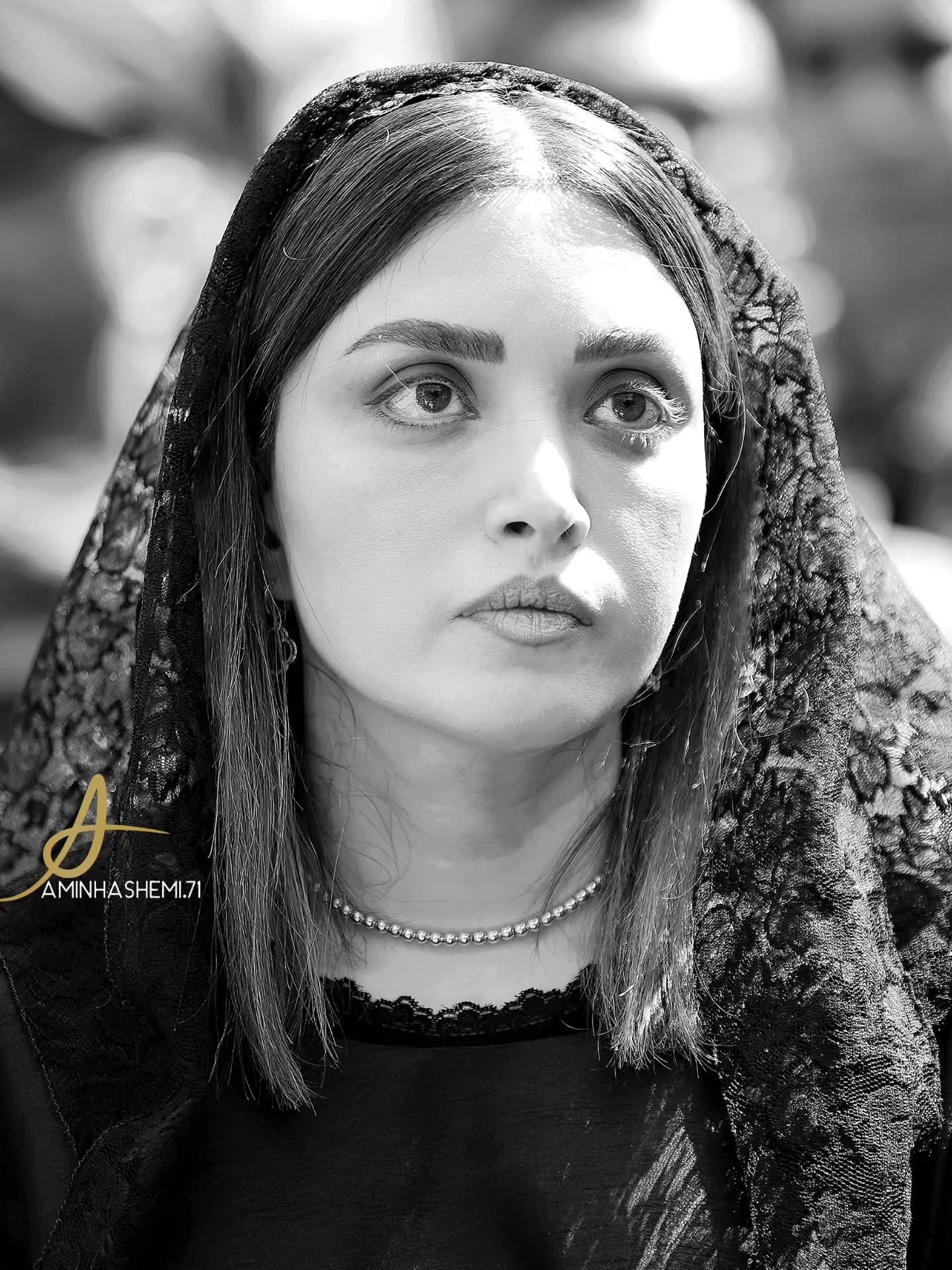 بهنوش طباطبایی در مراسم اکبر عبدی