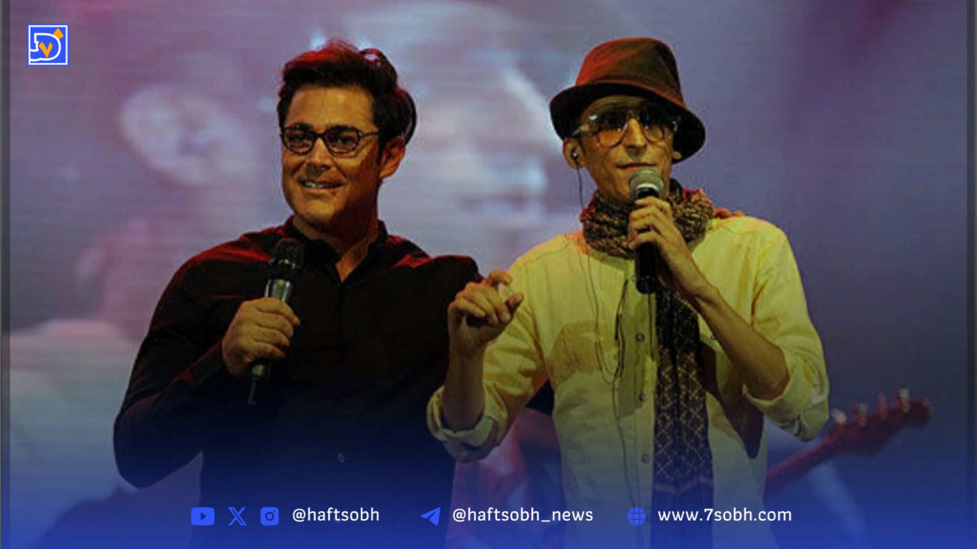 آوازخوانی باشکوه محمدرضا گلزار و مرتضی پاشایی مرحوم / با روز برفی سالن رو ترکوندن + ویدیو