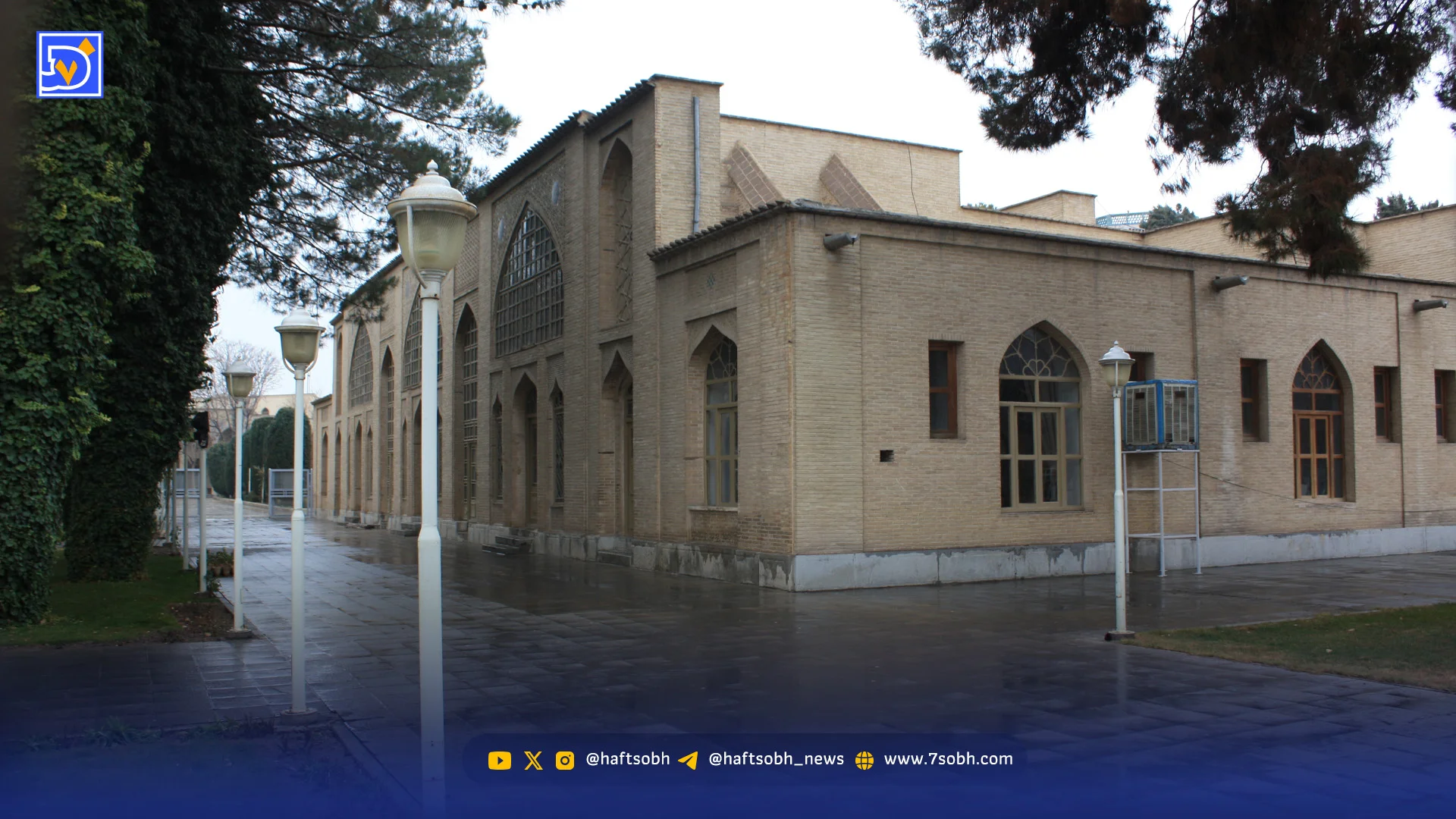 زخم جنگ بر میراث صفوی؛ «تالار اشرف» اصفهان آسیب دید