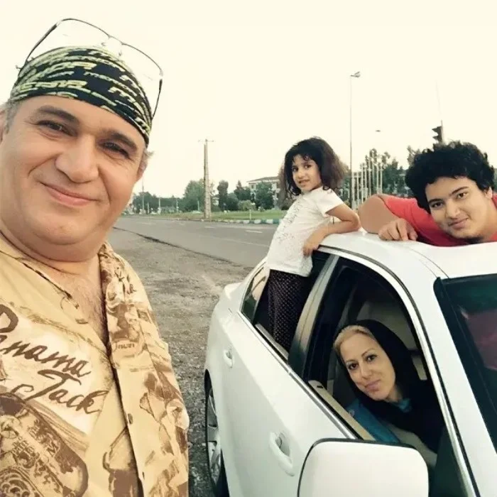 نادر سلیمانی و همسرش