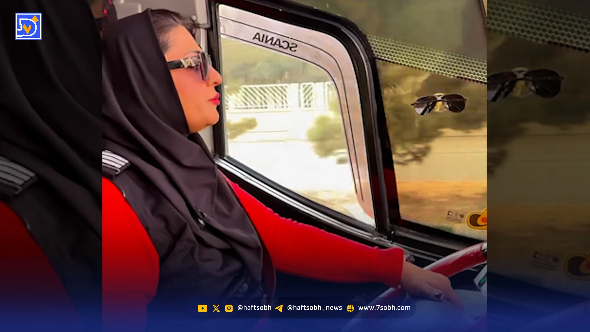 ‌رانندگی ‌شیرزن کُرد در سواحل اروند با نوای ناصر رزازی
