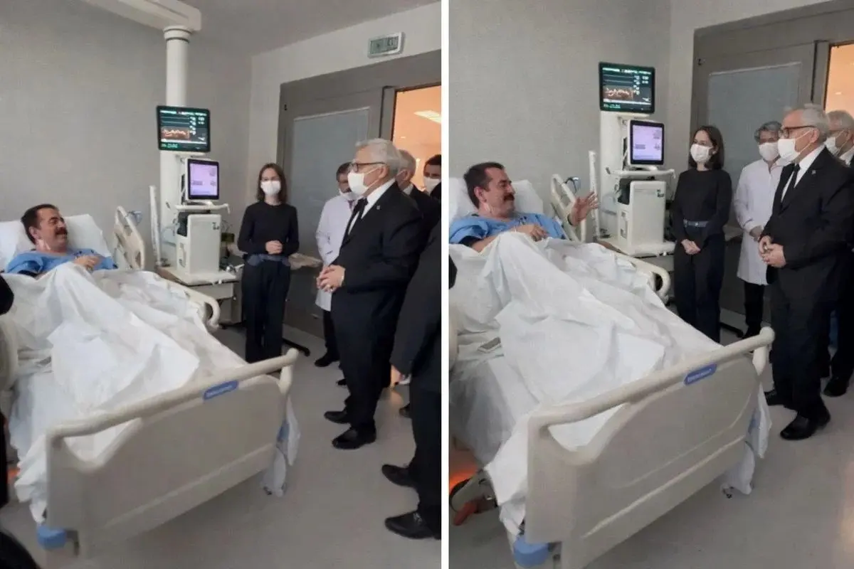 کنسرت ابراهیم تاتلیس از روی تخت بیمارستان پیش از جراحی | اردوغان شخصا پیگیریست