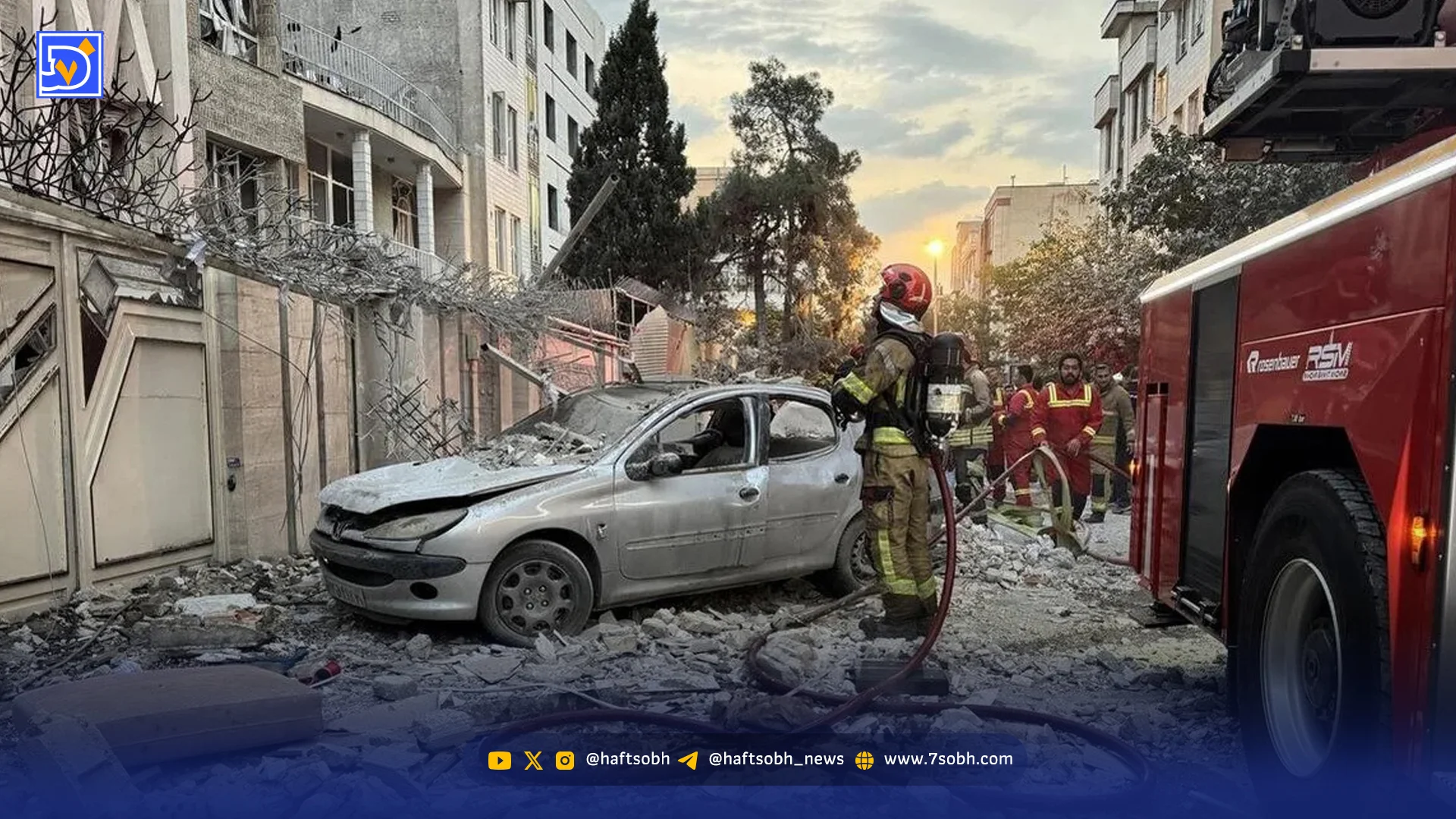 ویدئو| حمله هوایی شدید به یک منطقه مسکونی دیگر در تهران