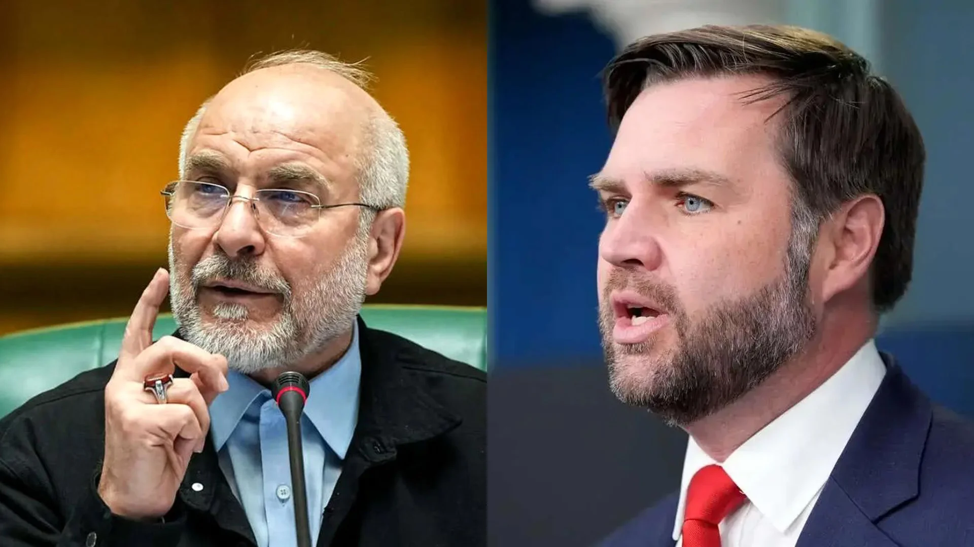 واکنش ونس به ادعای قالیباف درباره نقض آتش‌بس