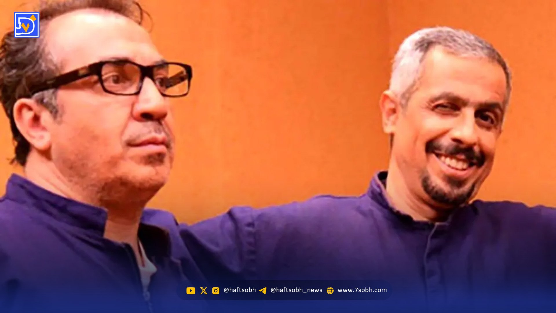 پشت صحنه| مهران، سیامک و جواد رضویان در حاشیه؛ مهران مدیری و سیامک انصاری از خنده منفجر شدند