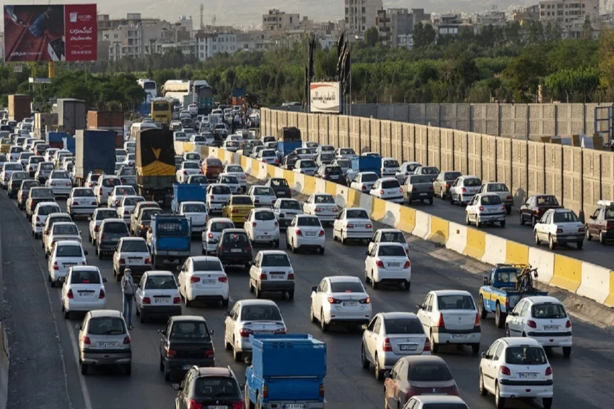 ترافیک سنگین در محورهای شمالی و آزادراه‌های تهران