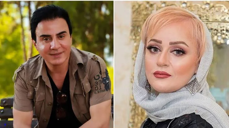 فیلم گریه های تلخ عمو پورنگ و نعیمه نظام دوست در مراسم خاکسپاری مادرش
