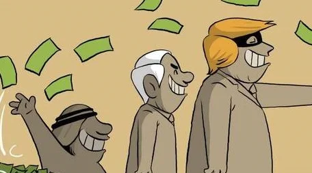 کاریکاتور/ آخر عاقبت اسپانسری اعراب برای آمریکا و اسرائیل