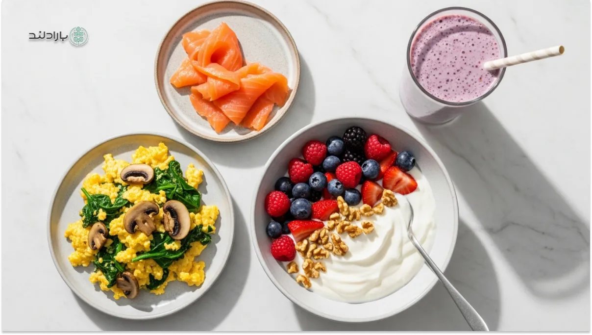 لیست صبحانه رژیمی