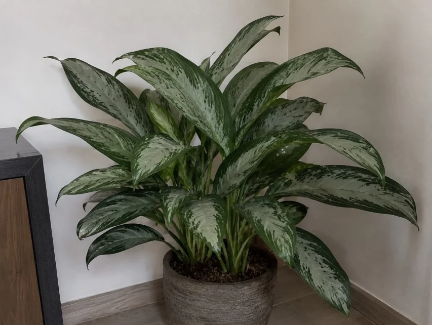 گیاه آگلونما یا Chinese Evergreen