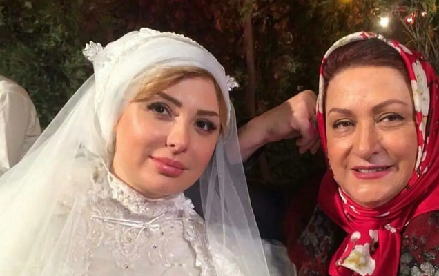 عکس| سفر زمان؛ «نیوشا ضیغمی» 35 ساله در کنار «سحر قریشی» در پشت‌صحنه یک فیلم