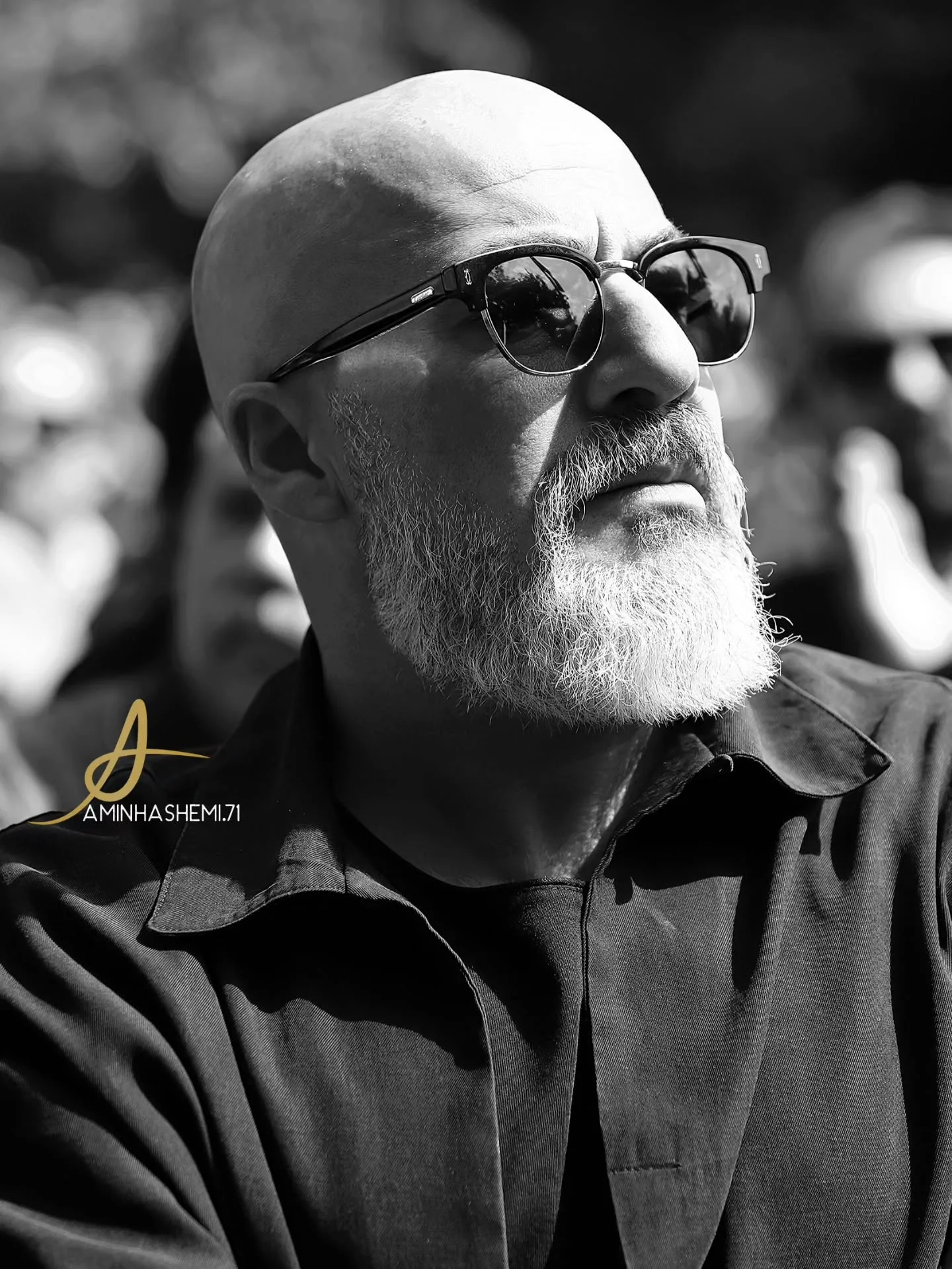 امیر آقایی در مراسم اکبر عبدی