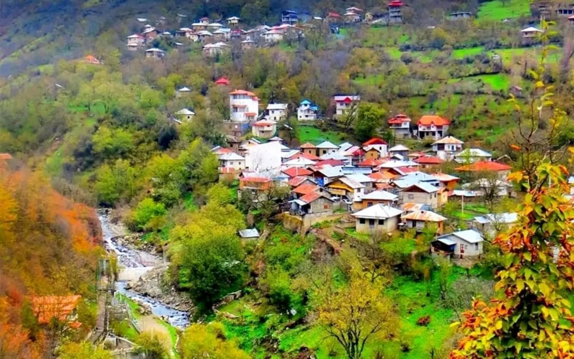 طبیعت روستای جنت رودبار