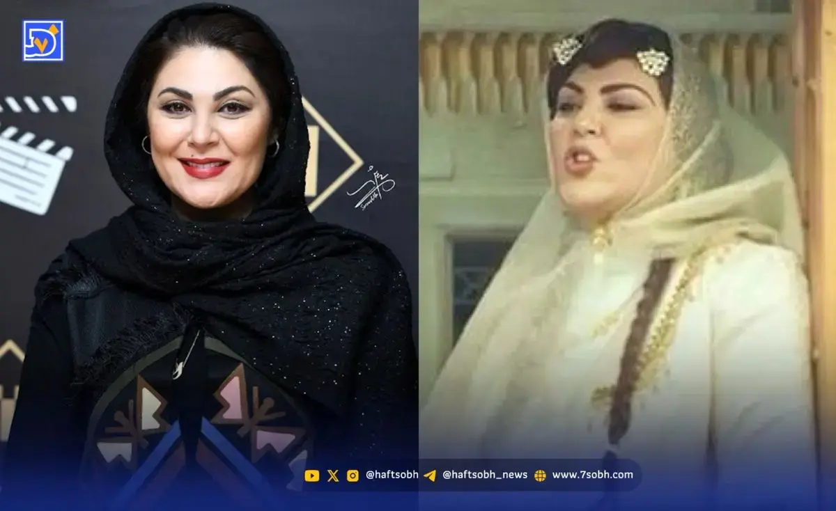 چهره بانمک نازنین خانم بامداد خمار در پنج سالگی کنار برادرش؛ اواخر دهه 50