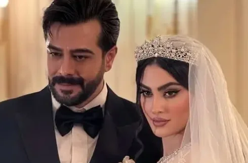 دابسمش عروسی مریم مومن و سهیل قاصدی / عروس خانم چه چشمکی می زنه!