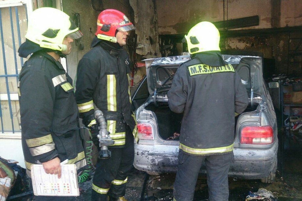 آتش سوزی مرگبار در مشیریه تهران + جزئیات