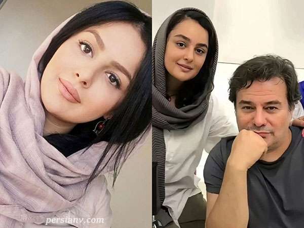 قاب پدر و دختری پیمان قاسمخانی و فرزندش «رومی»