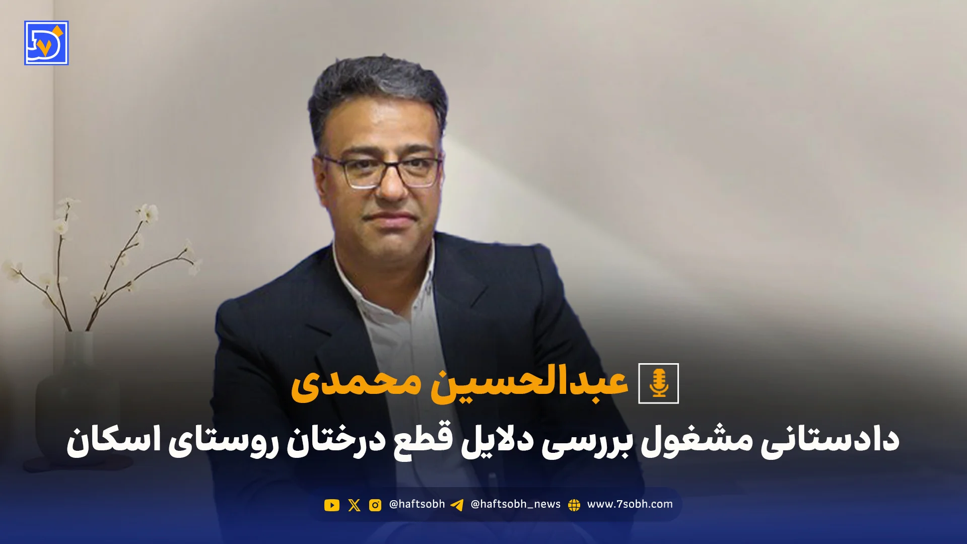 دادستانی مشغول بررسی دلایل قطع درختان روستای اسکان