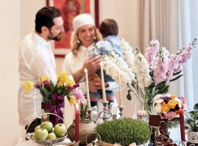 عکس های مدل سفره هفت سین بازیگران