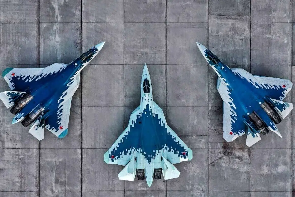 فیلم | پرواز قدرتمند سوخو-۵۷ جدید در آسمان روسیه