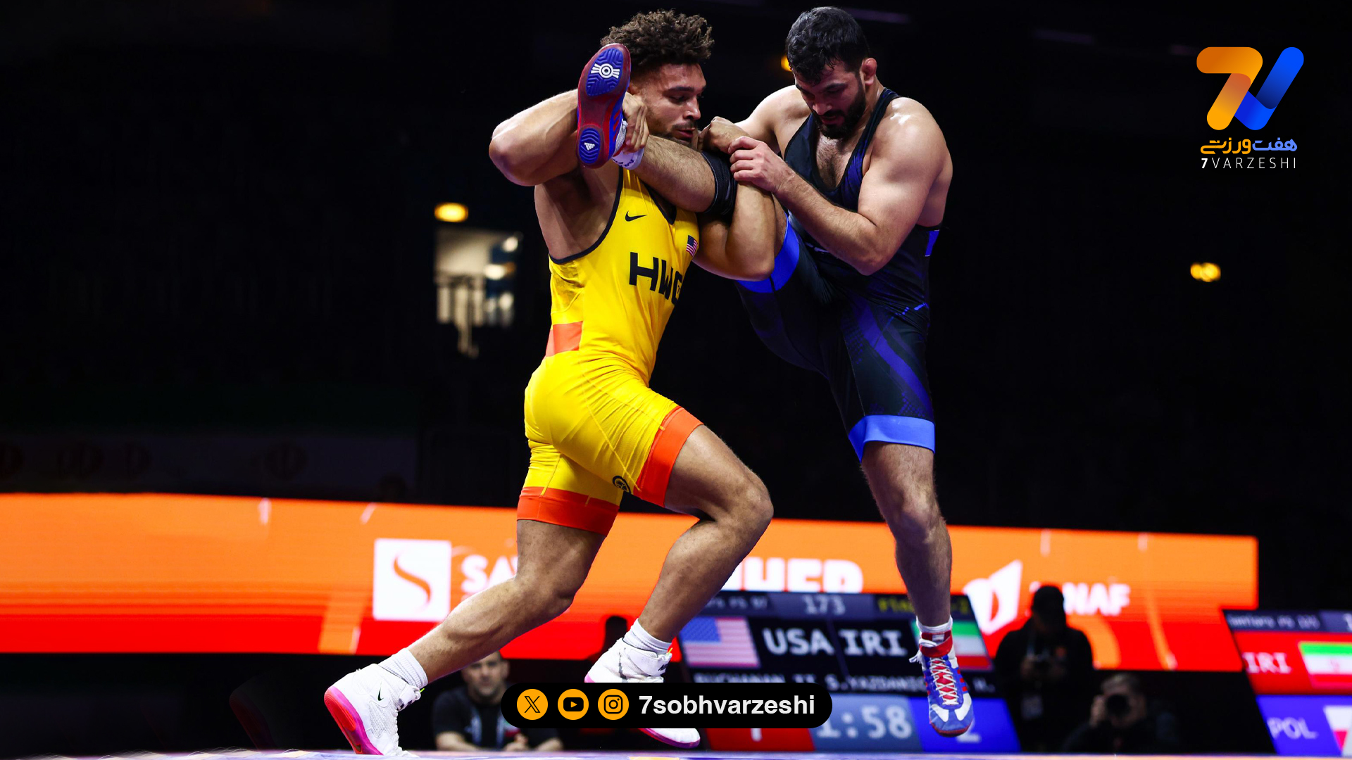 نسخه تیلور در جیب کشتیگیران آمریکایی