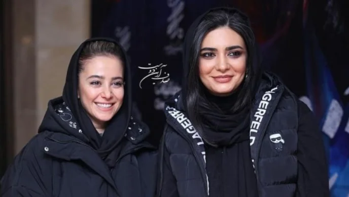 ژست‌های عکاسی «لیندا کیانی و الناز حبیبی» در جشنواره فجر؛ سال 96