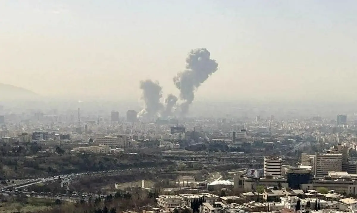 تصویر هولناک از موشک فرود آمده در تهران