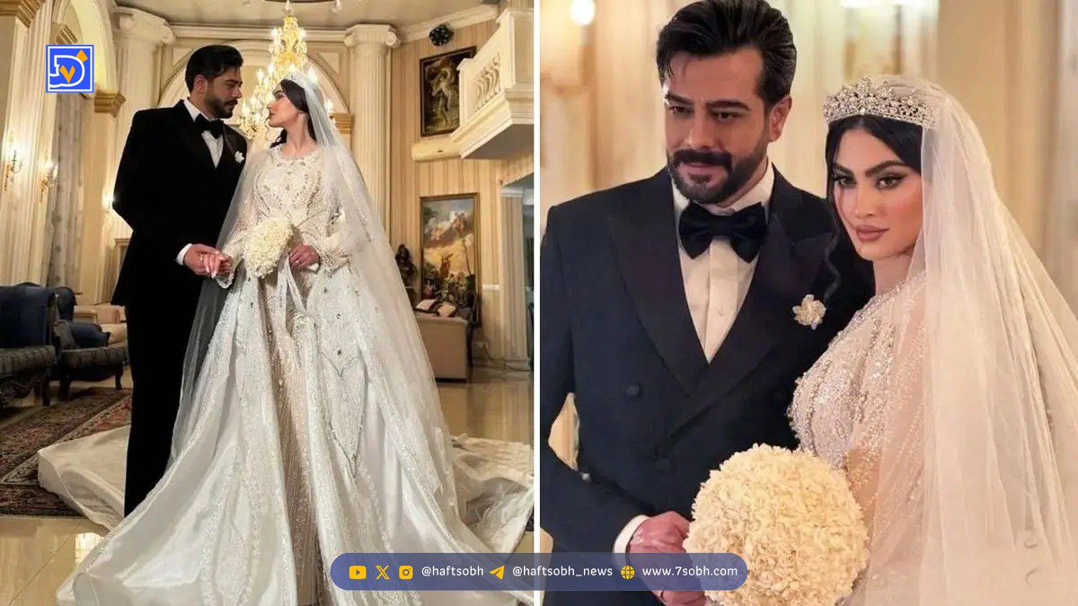 مریم مومن دوباره لباس عروس پوشید / موتورسواری هیجان‌انگیز عروس خانم و آقا داماد در فرمالیته خاص! + ویدیو