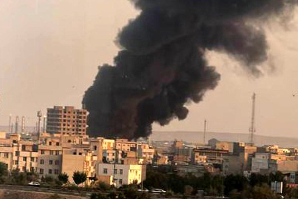 علت آتش سوزی امشب تهران چه بود؟