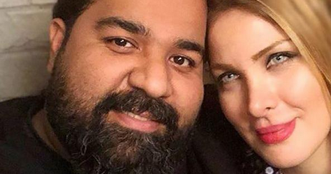 سالگرد ازدواج رضا صادقی و همسر چشم رنگیاش