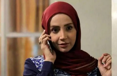 عکس کریسمس شبنم قلی خانی | شبنم قلی خانی در کیسه هدایای کریسمسیِ دبی