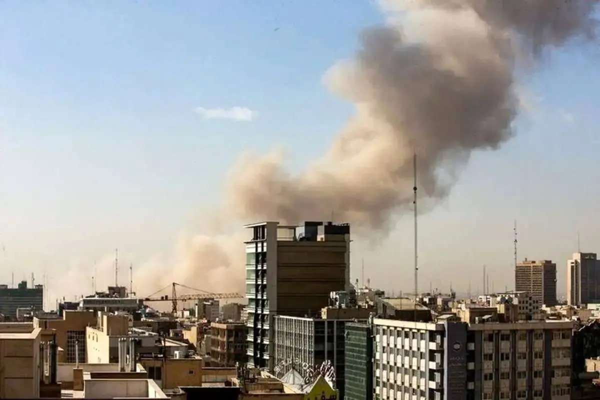 شنیده شدن صدای انفجار در مناطقی از تهران