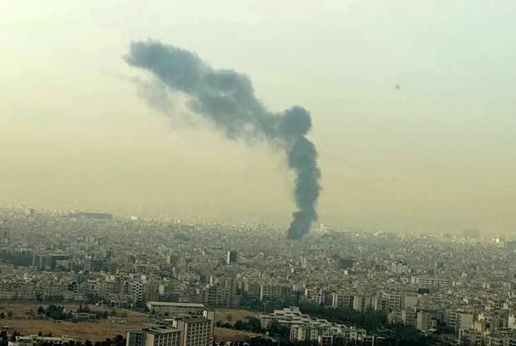 فوری | آتش‌سوزی در غرب تهران + فیلم