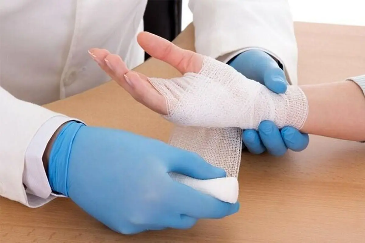 آموزش پانسمان زخم با کمترین وسایل