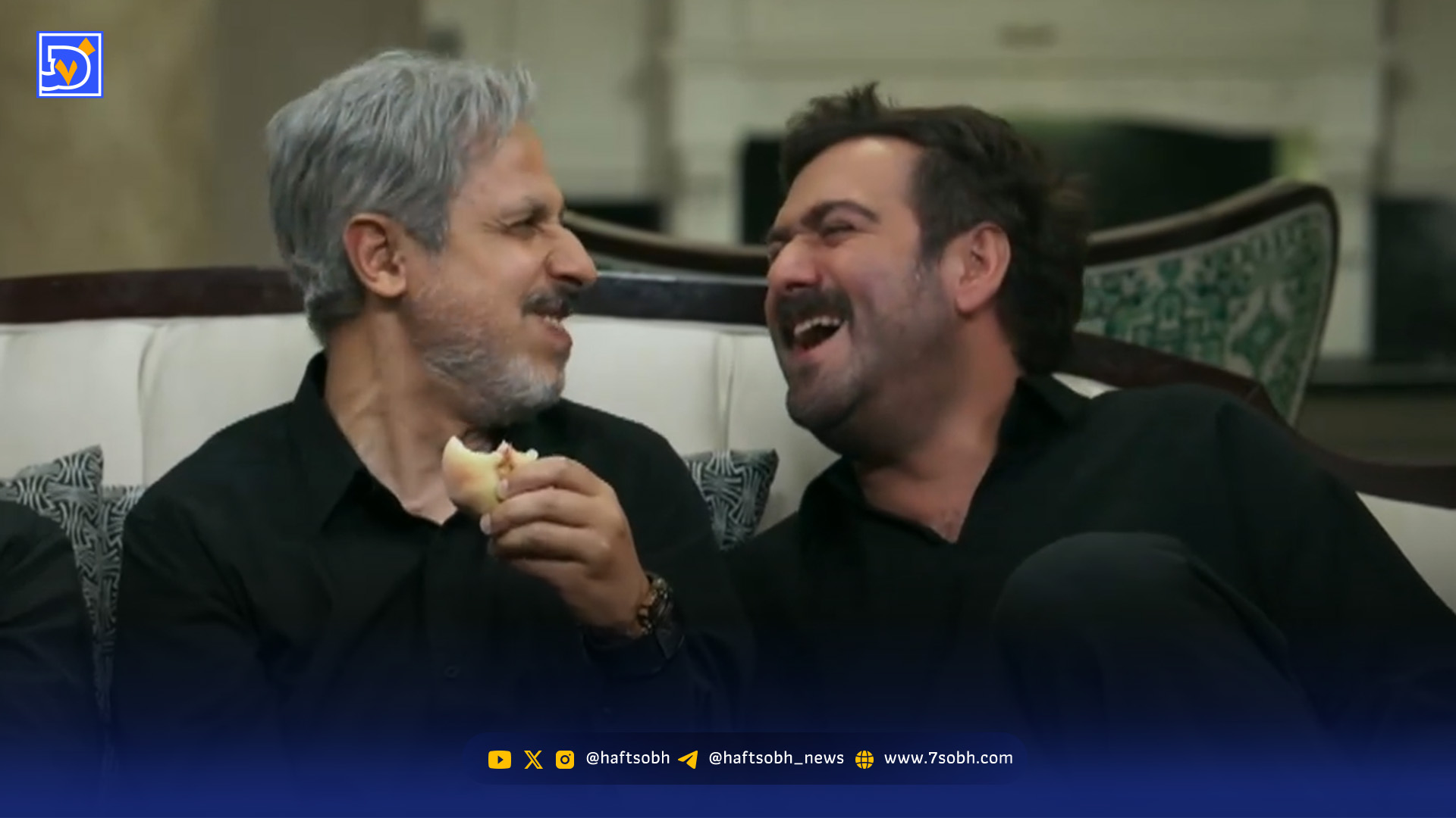 پشت صحنه| سریال شش ماهه؛ نیما شعبان نژاد یقه جواد رضویان رو از خنده پاره کرد!