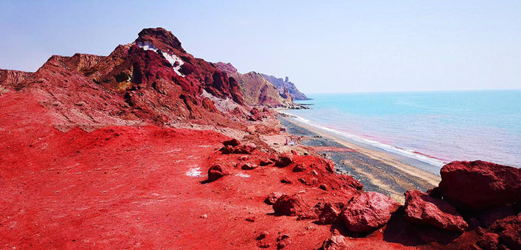 باران در سرزمین جادویی هرمزگان + ویدیو