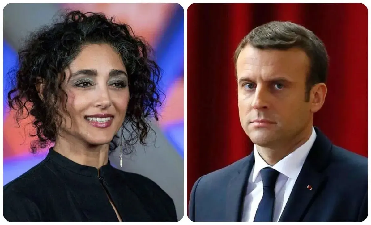 سرانجام عشق گلشیفته فراهانی و امانوئل ماکرون