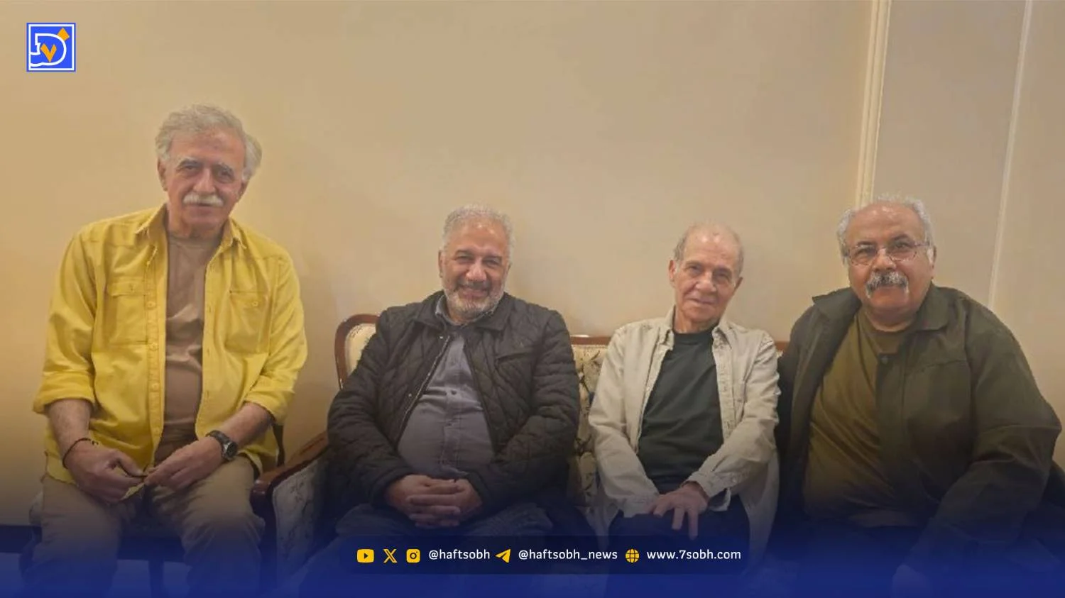 عیادت مدیران خانه سینما از واروژ کریم مسیحی