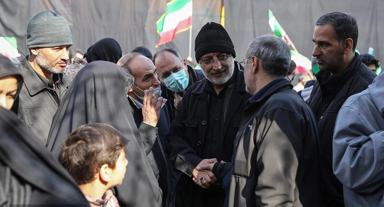 زاکانی در جمع مردم انقلابی + تصاویر